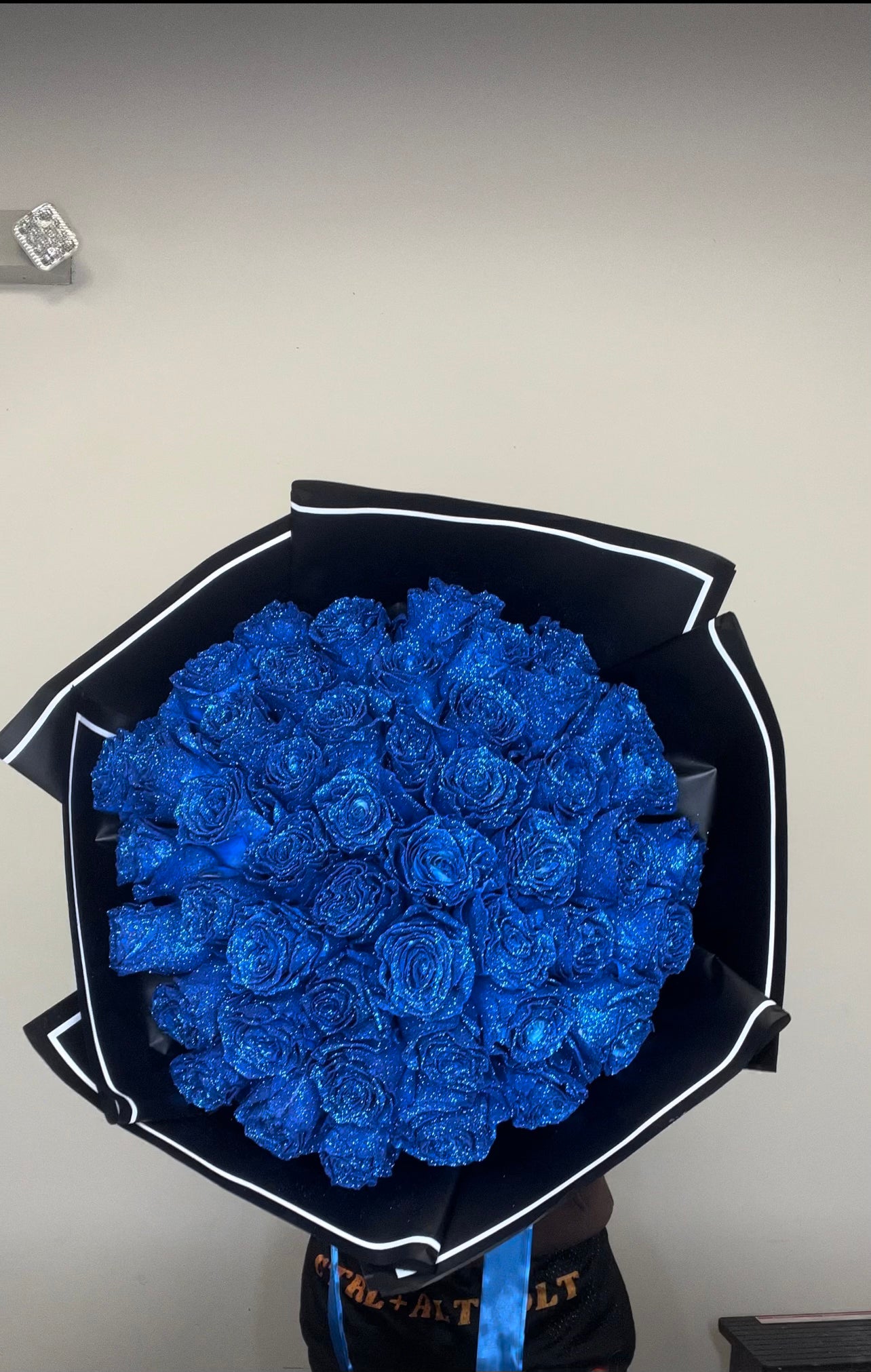 Glitter Blue Rose – GIFTEDFLWR